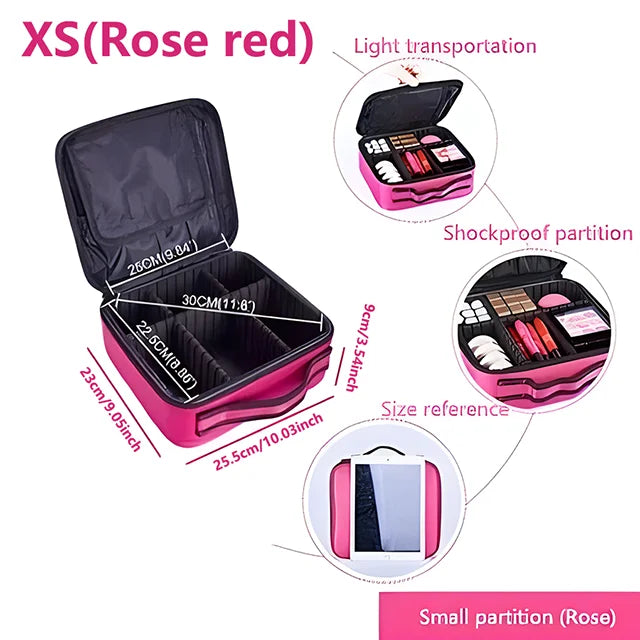 Stuche de Maquillaje Profesional - Tu Organizador Perfecto para Belleza y Viajes - IMP