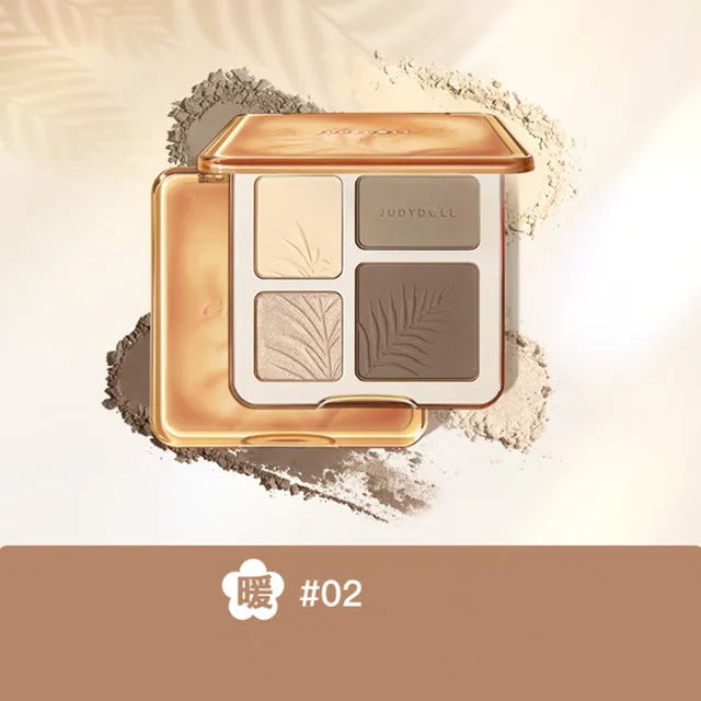 Paleta Judydoll de Contorno, Polvo Bronceador y Blush: Tu Secreto para una Belleza Natural - IMP