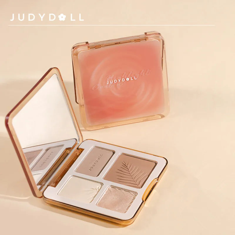 Paleta Judydoll de Contorno, Polvo Bronceador y Blush: Tu Secreto para una Belleza Natural - IMP