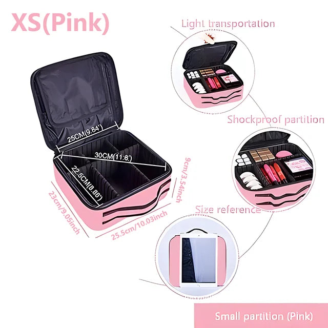 Stuche de Maquillaje Profesional - Tu Organizador Perfecto para Belleza y Viajes - IMP