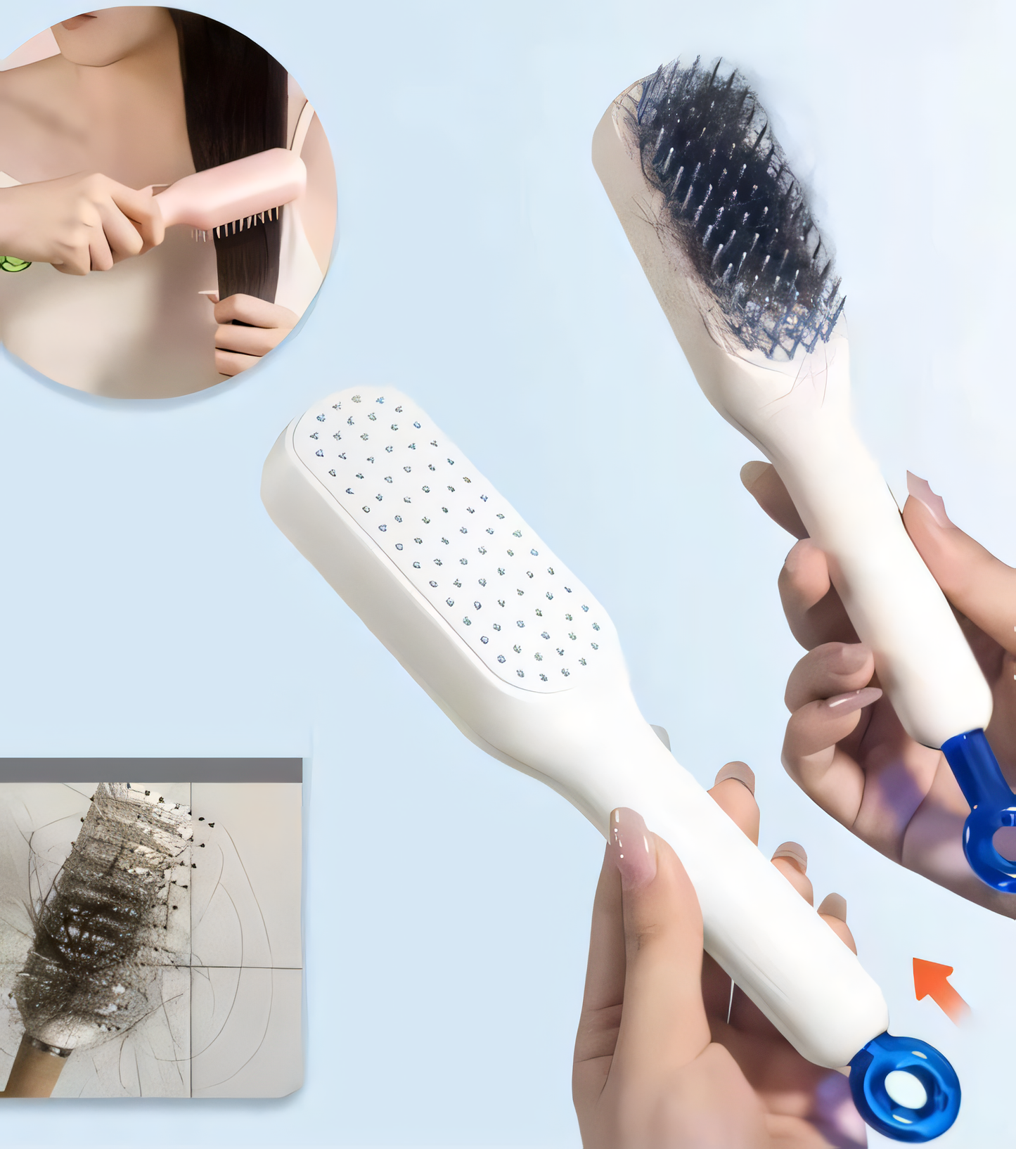 Cepillo Mágico Desmontable para Cabello - PGCE