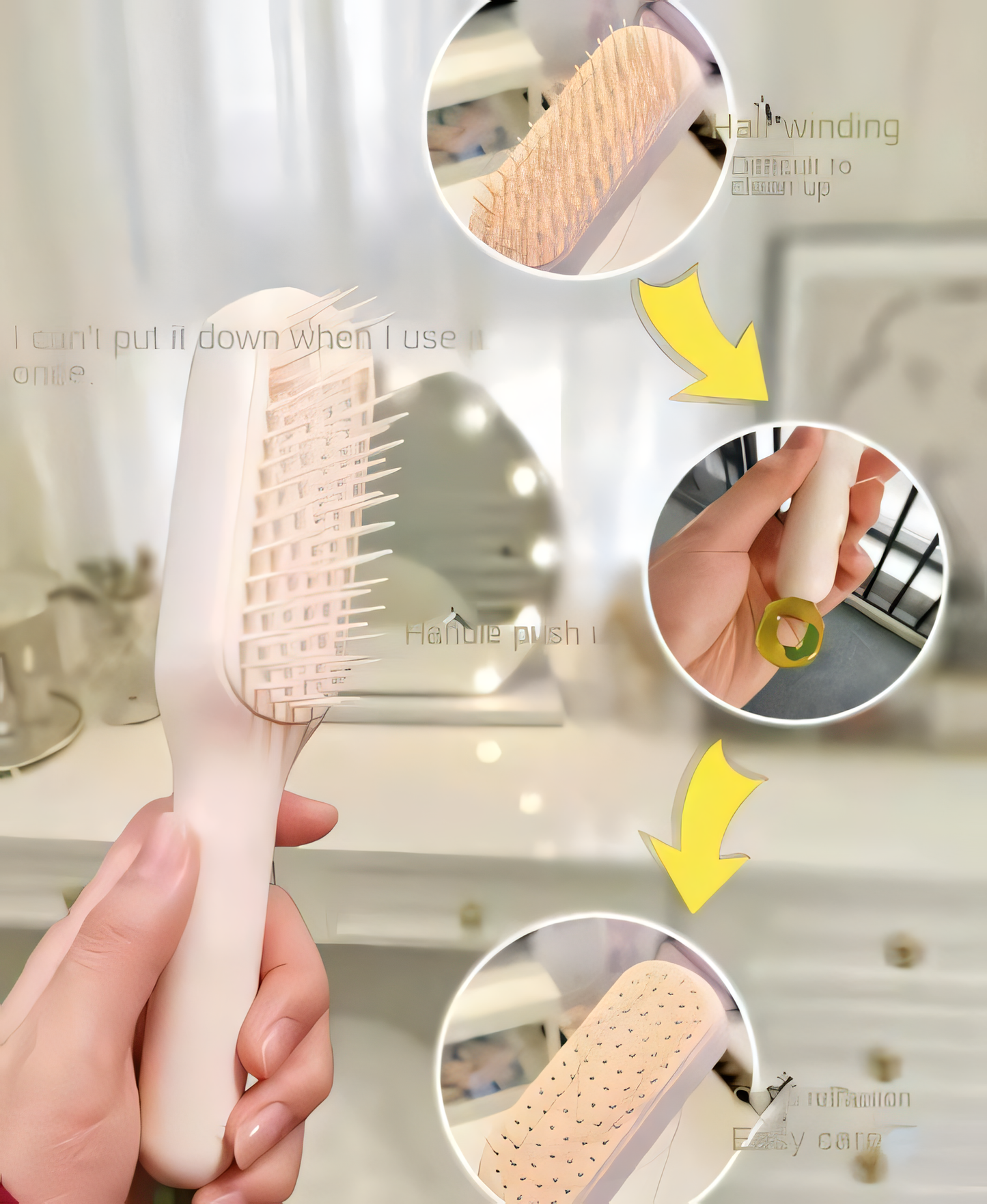 Cepillo Mágico Desmontable para Cabello - PGCE