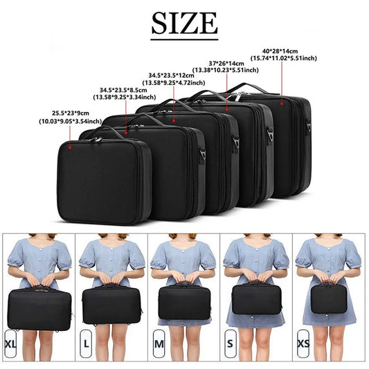 Stuche de Maquillaje Profesional - Tu Organizador Perfecto para Belleza y Viajes - IMP