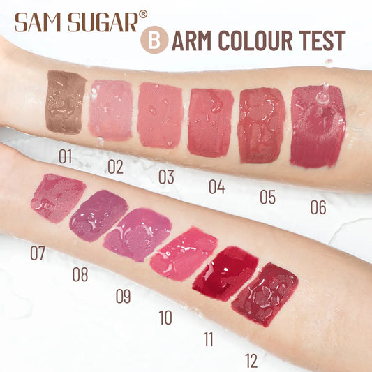 Set de Labiales Líquidos SAM SUGAR – 12 Tonos Irresistibles - IMP