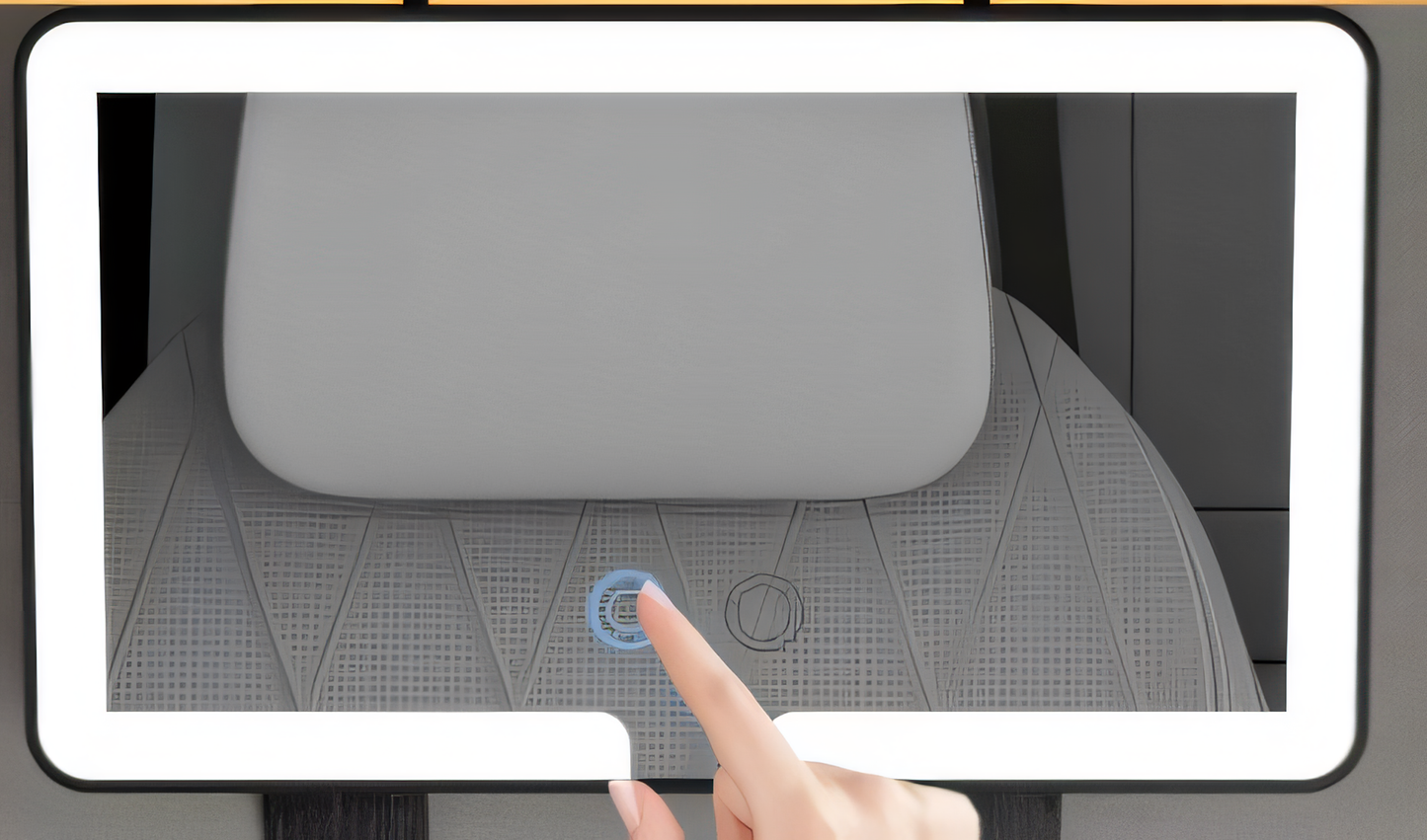 Espejo de Maquillaje con Luz LED para Visera de Coche - PGCE